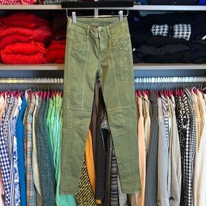 Divided by H&M olive 4 pocket skinny pants size 4